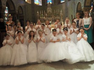 First Holy Communion at Holy Cross Girls'