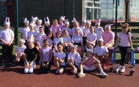 Bunny run in primary five!