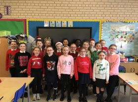 Christmas Jumper Day and Christmas Irish Workshop.