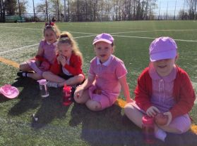 Primary 3 we’re delighted to be part of a Sports Event organised by The Irish F.A the Women’s U17 Euros 