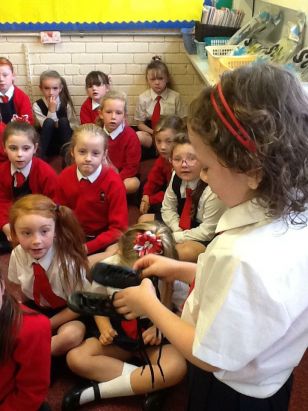 Show and Tell in Primary Three.